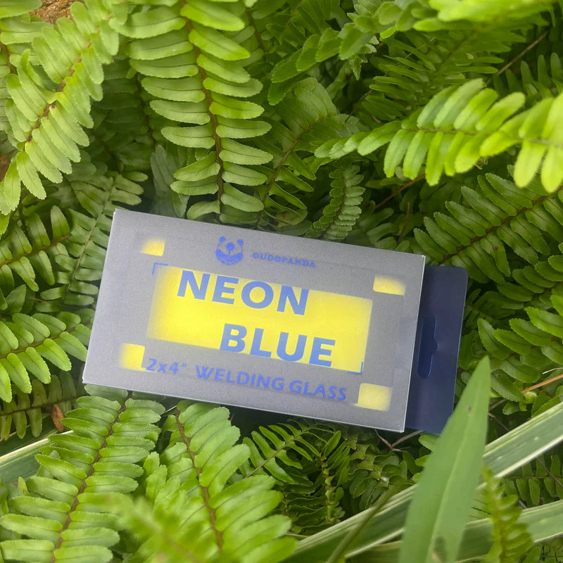 Oudopanda Neon Blue Welding Lense