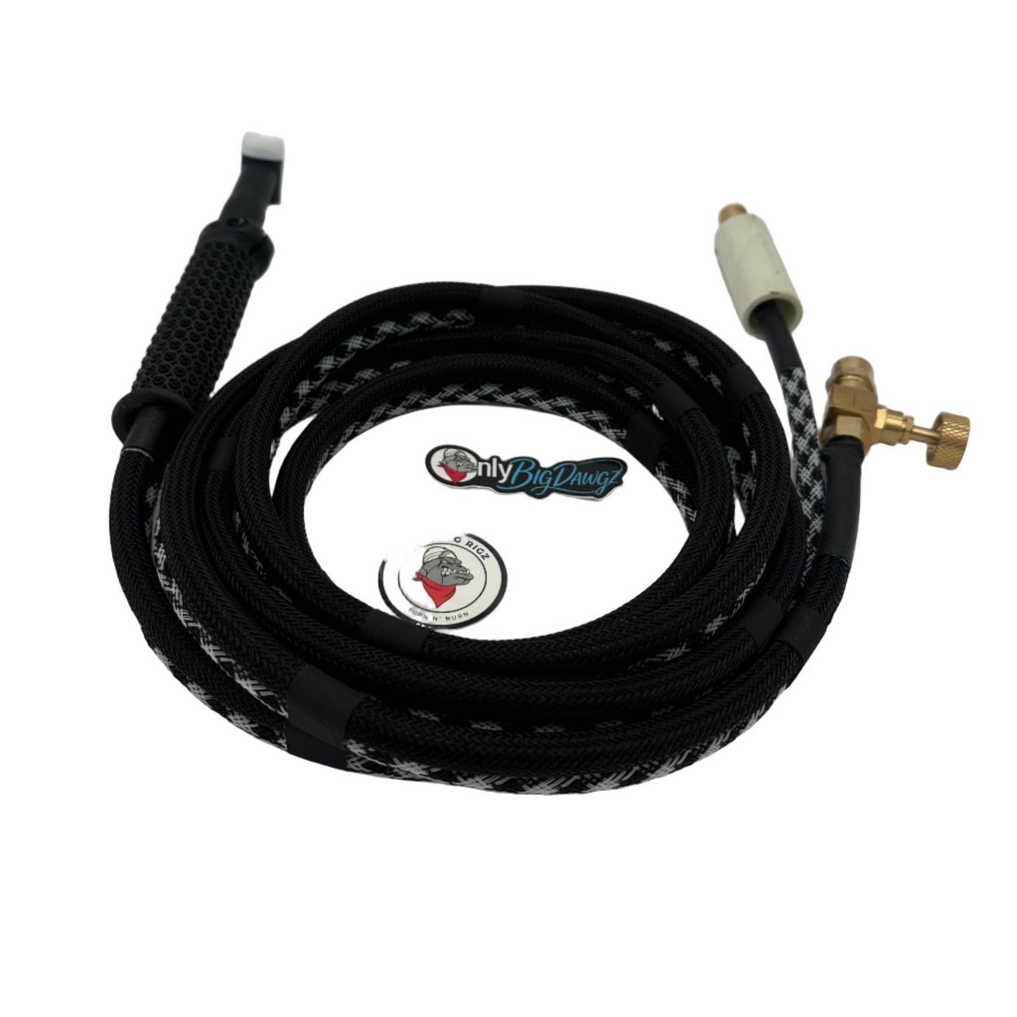 Big Dawg Tig Rig Double Hose 180 AMP (Black & White Checkers)