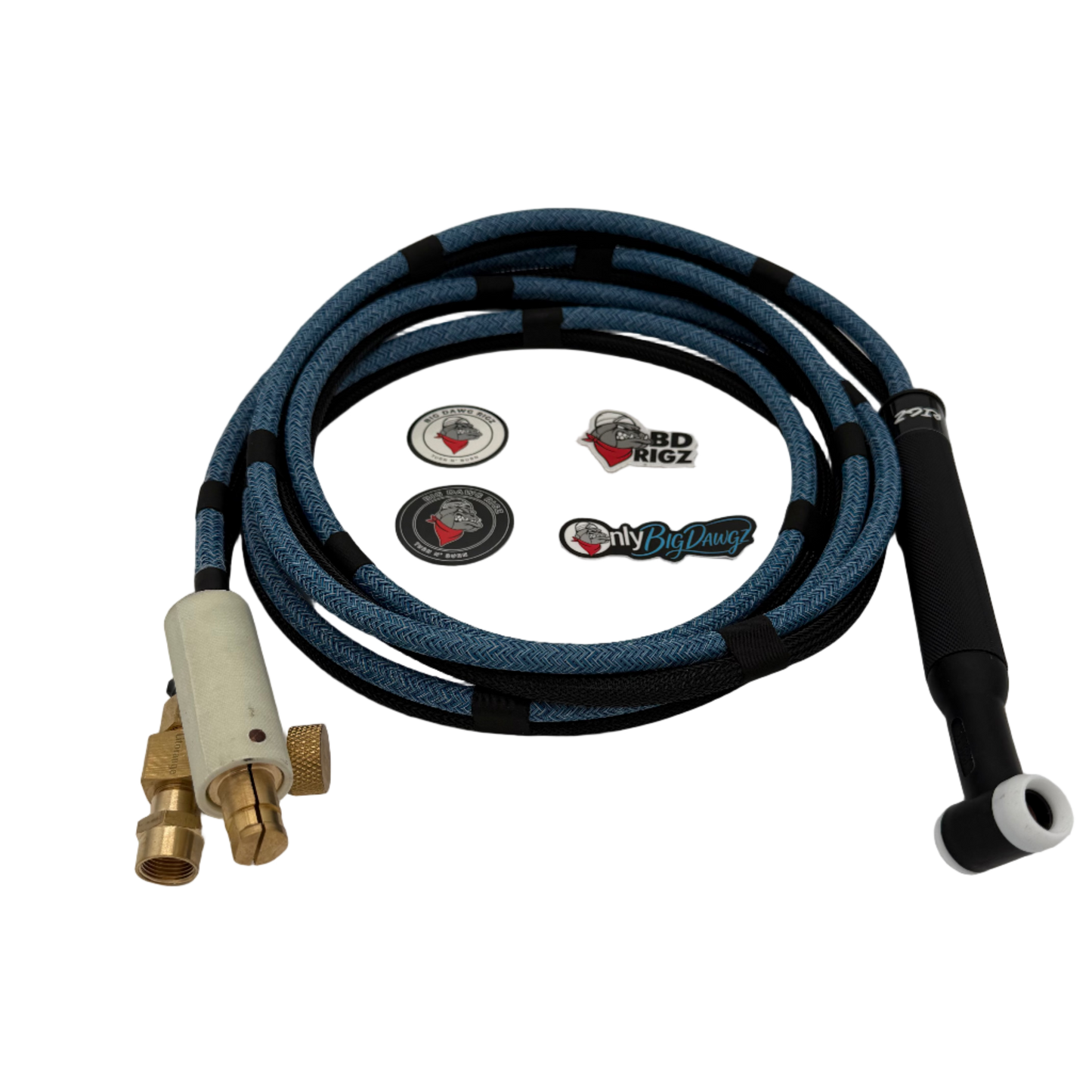 Big Dawg Tig Rig Double Hose 200 AMP (Blue & Black)