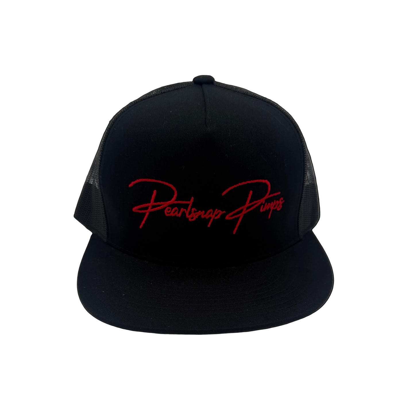 Pearl Snap Pimp Black Hat