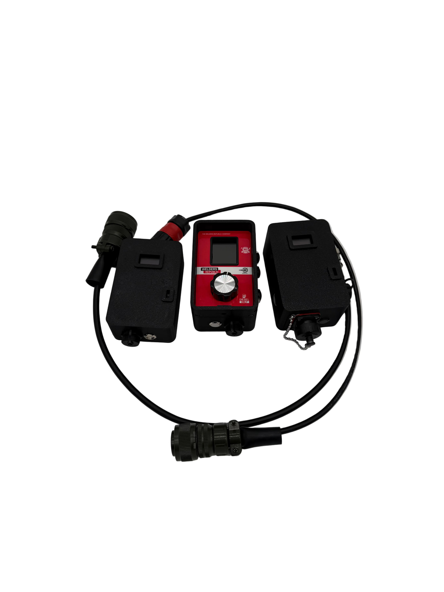 Welders Republic Remote- Lincoln Red Face