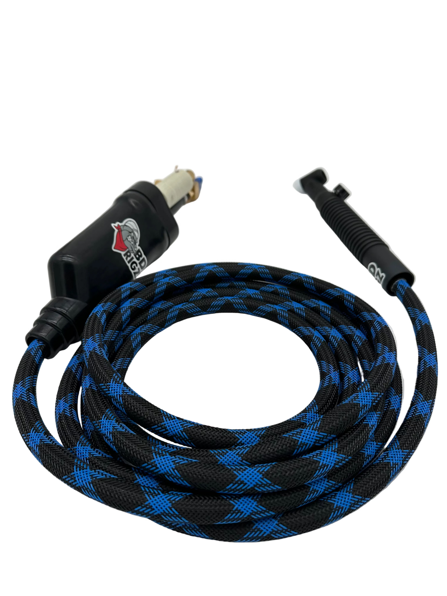 Big Dawg Tig Rig Single Hose 250AMP (Blue Checkers) (swivel)
