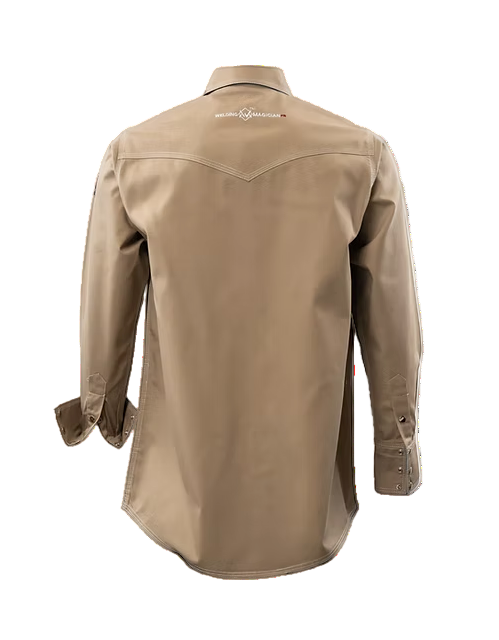 The welding Magician Khaki White & Blue FR