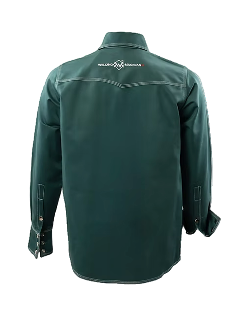 The Welding Magician Aztec Green FR Shirt
