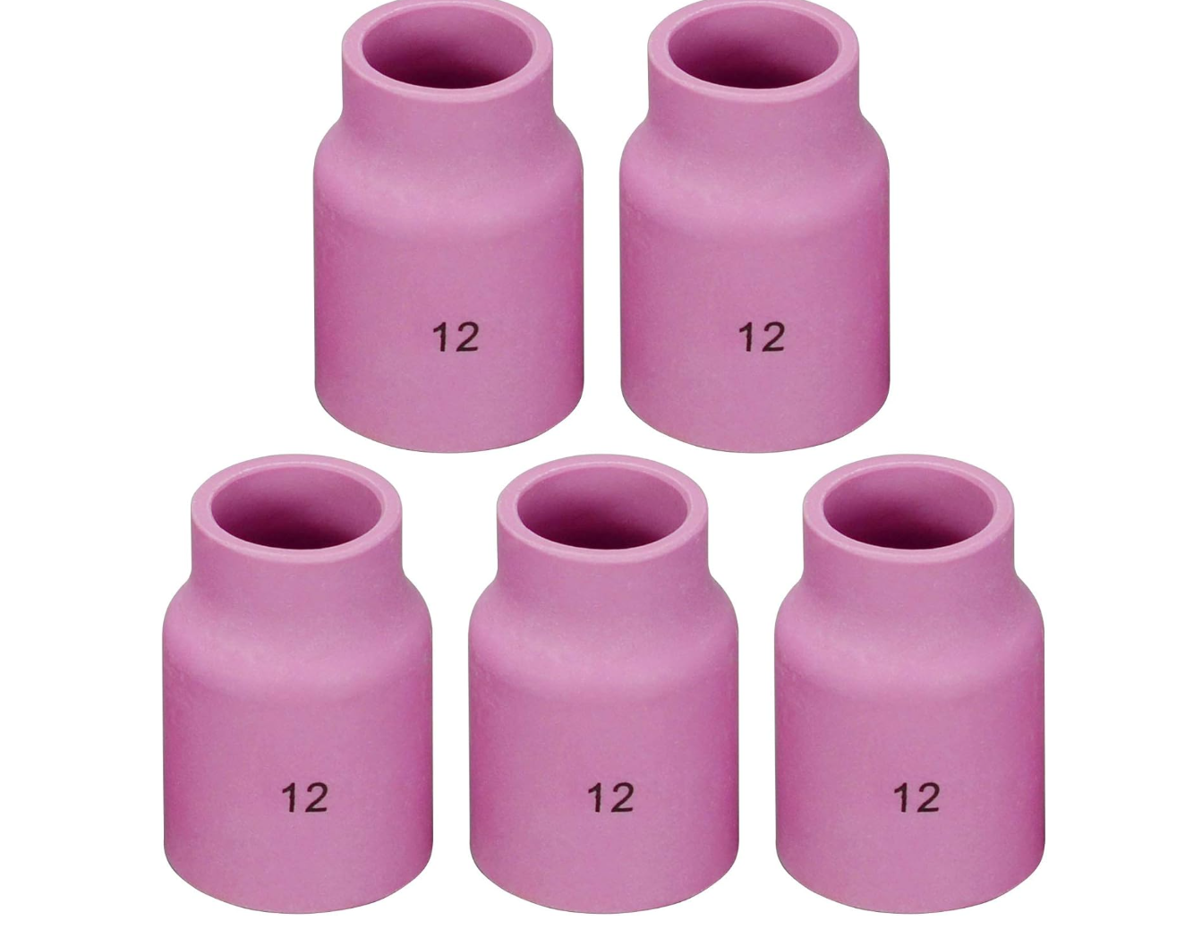 TXMade 3/4 in, Size 12, Alumina Nozzle TIG Cup for Large Gas Lens