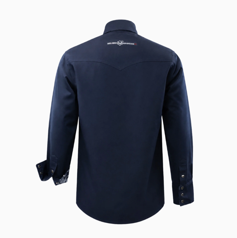 The Welding Magician - Navy / Floral
