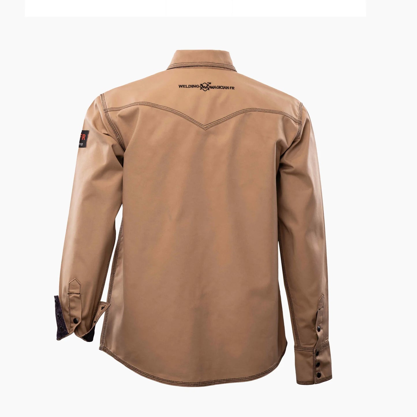 The Welding Magician Khaki / Purple FR Shirt