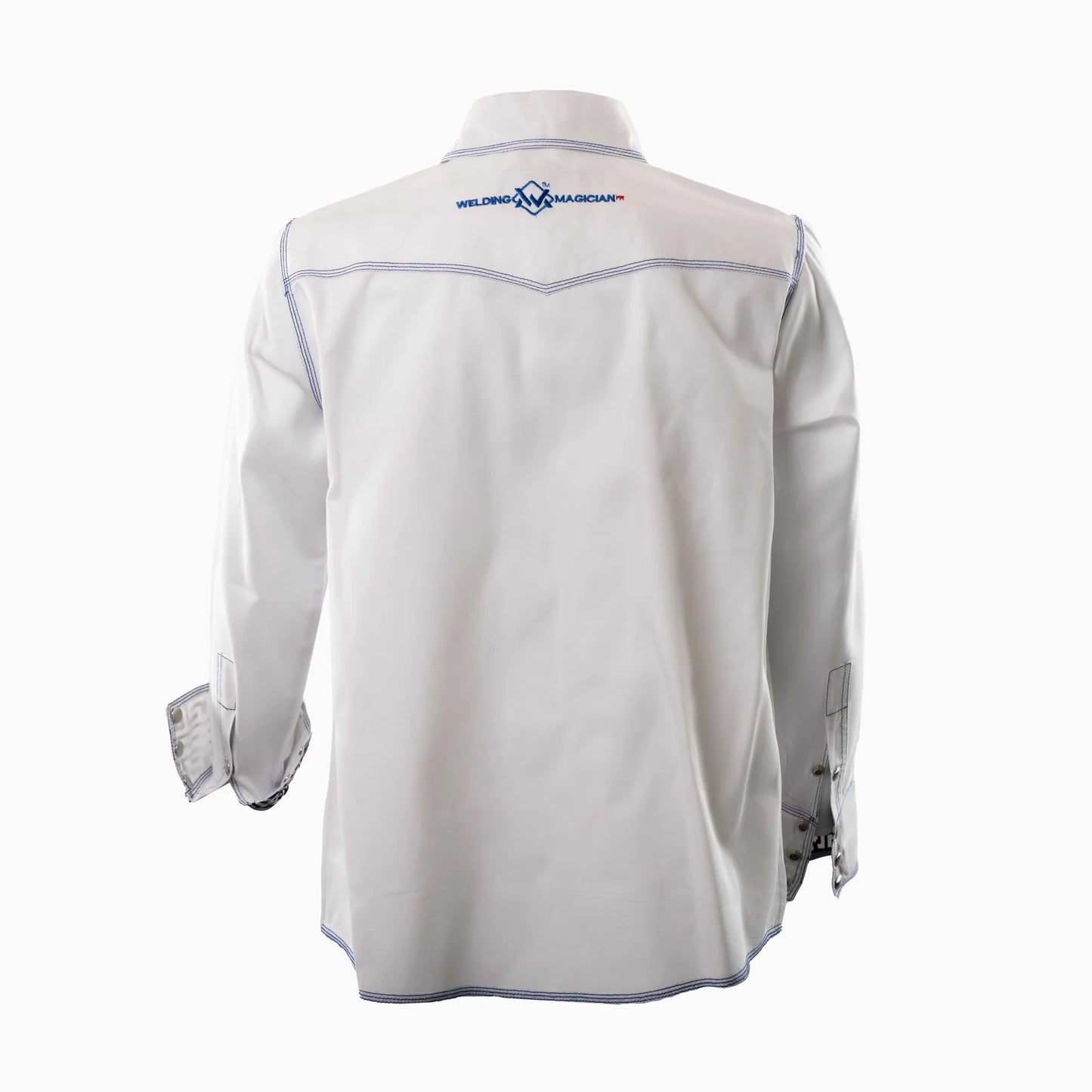 The Welding Magician White / Aztec Black FR Shirt