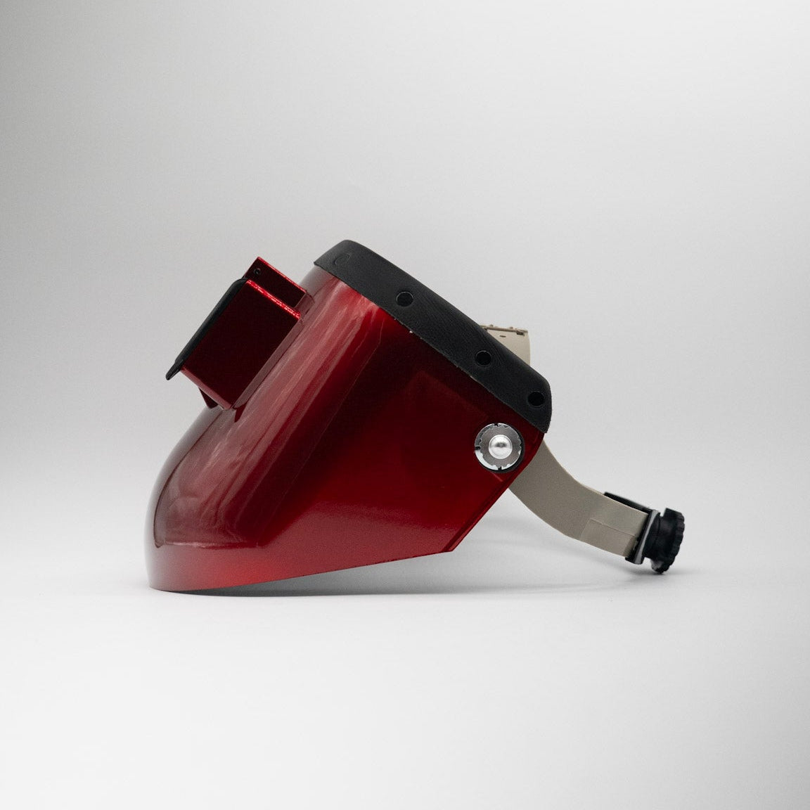 Tiger Scoop - Red On Black Leather