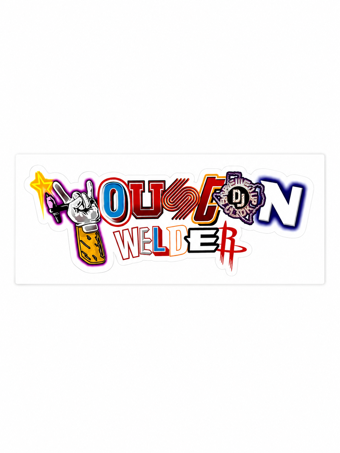 WG Houston Welder Sticker