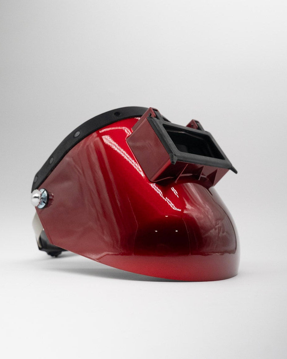 Tiger Scoop - Red On Black Leather
