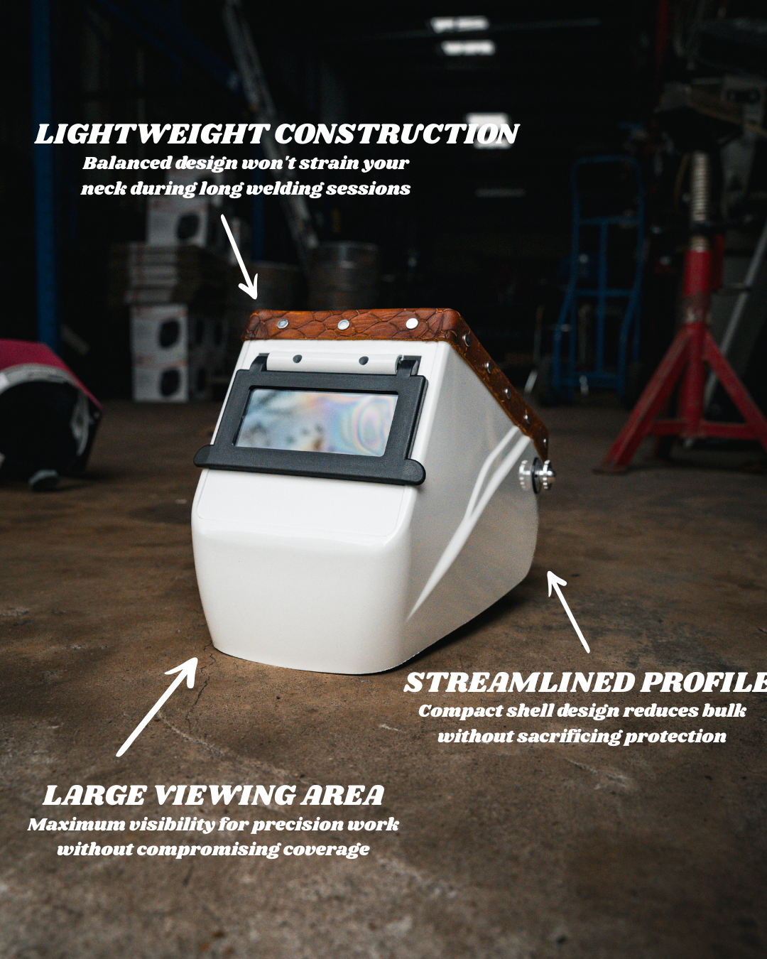 Tx Made White on Brown Hobart