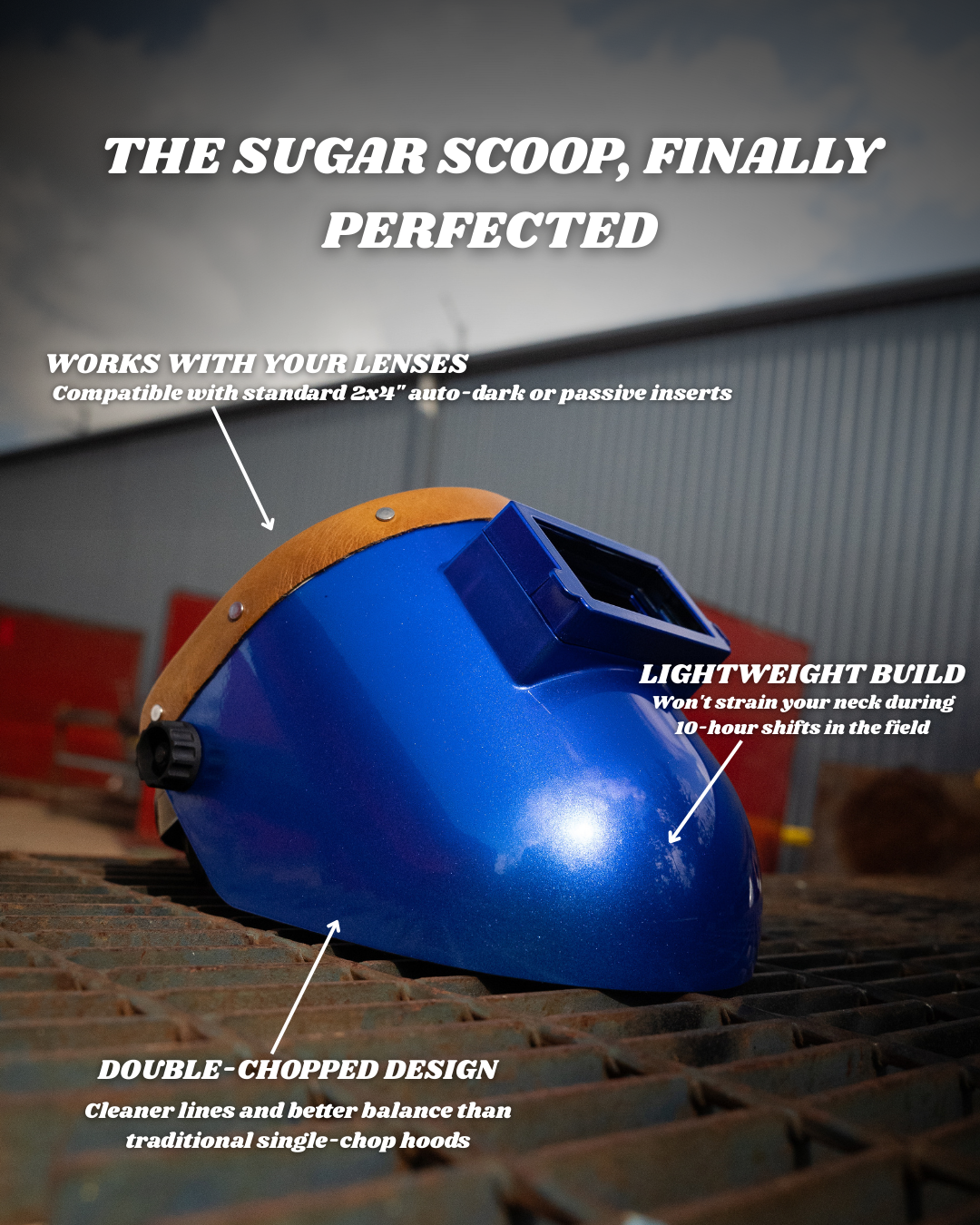 TXMade Double Chopped Blue Pearl (Peanut) - Top