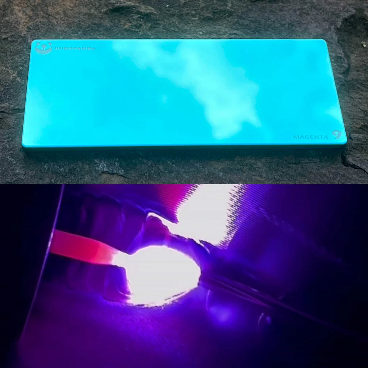 Oudopanda Magenta Welding Lense