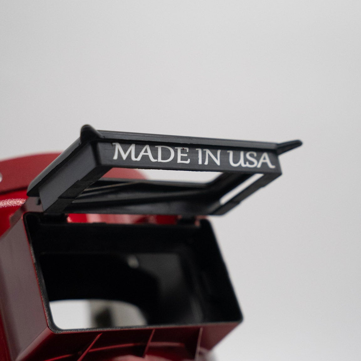 Tiger Scoop - Red On Red Leather