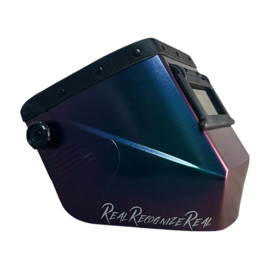 Pipe liners cloud Welding Hood - Oil Slick