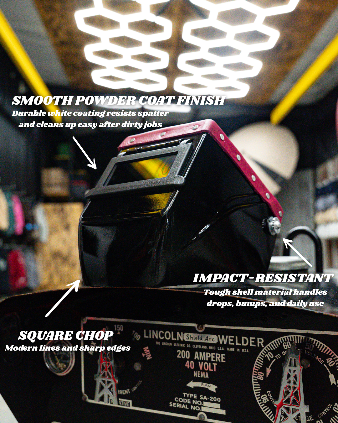 Tx Made Pink on Black Hobart