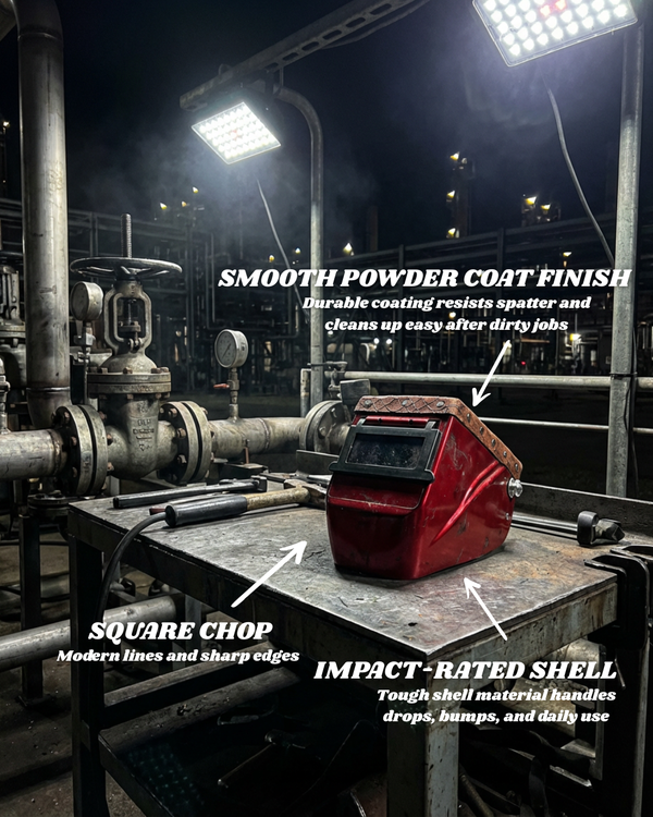 TX Made Brown on Red Hobart