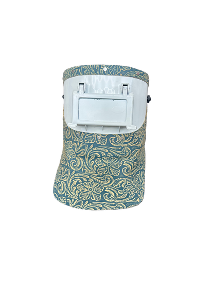 TxMade Blue Floral Leather(White)