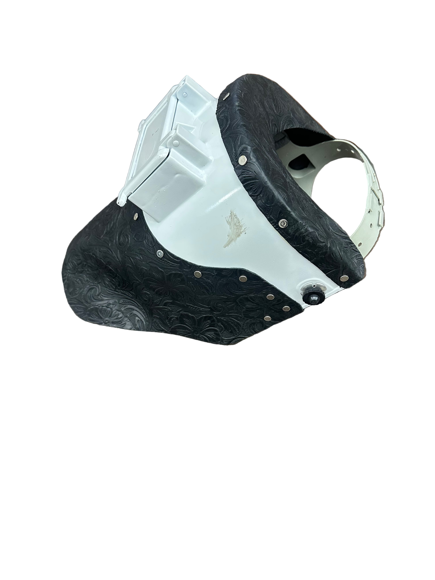 TxMade Black Floral Leather (White)