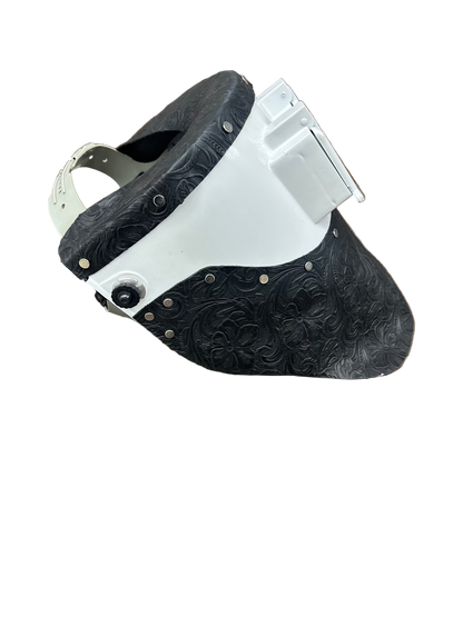 TxMade Black Floral Leather (White)