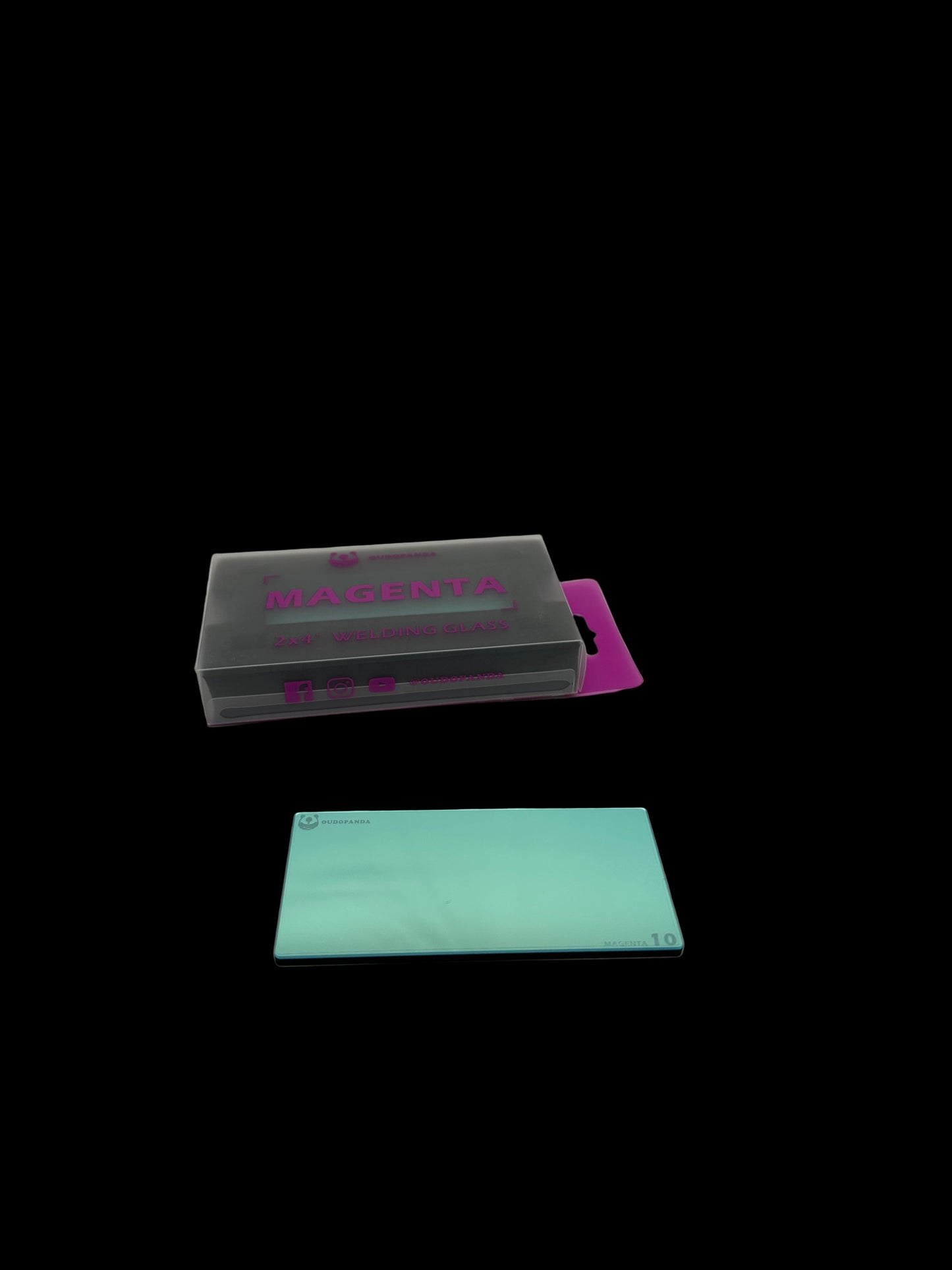 Oudopanda Magenta Welding Lense
