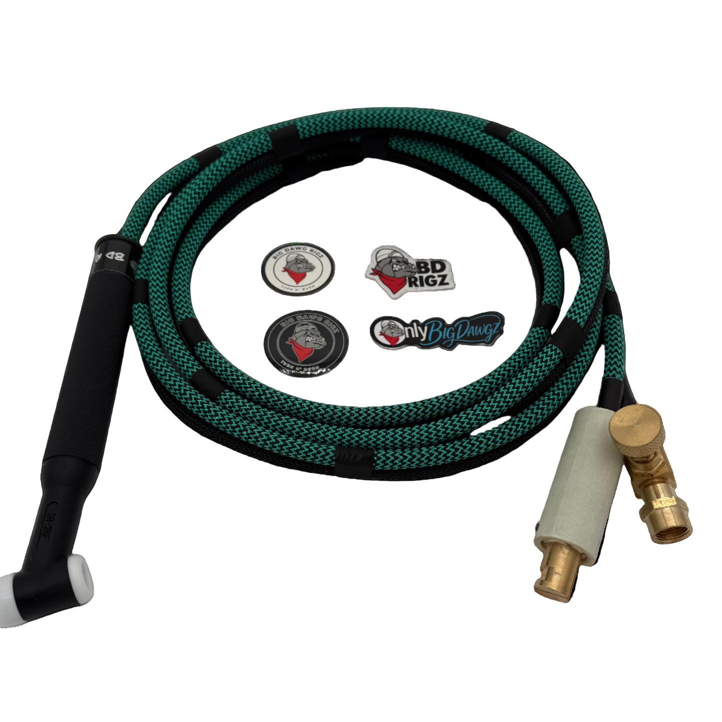 Big Dawg Tig Rig Double Hose 200 AMP (Aqua & Black)