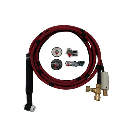 Bid Dawg Tig Rig Double Hose 200 AMP (Red & Black)