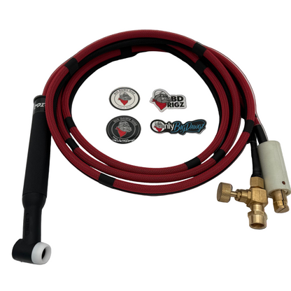 Bid Dawg Tig Rig Double Hose 200 AMP (Red & Black)