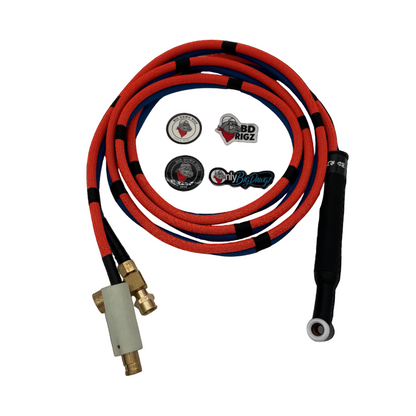 Big Dawg Tig Rig  Double Hose 200 AMP (Orange & Blue)