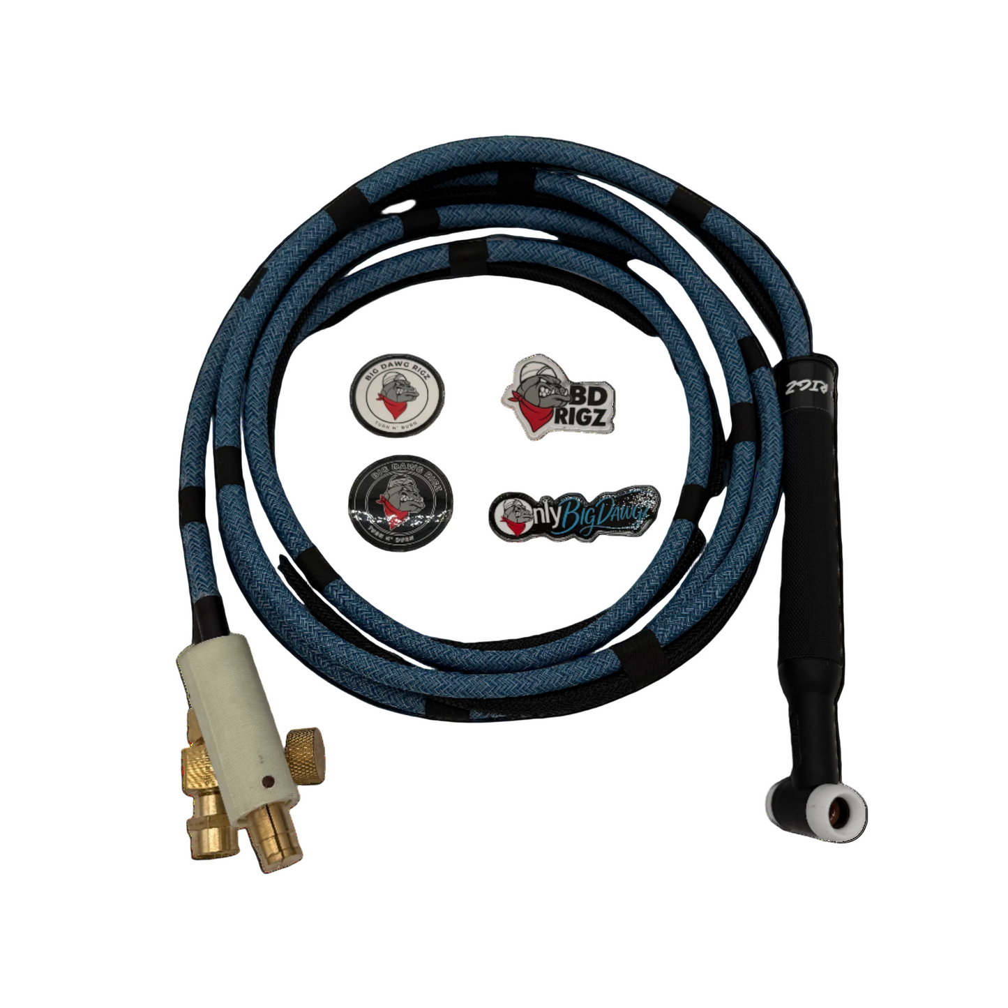 Big Dawg Tig Rig  Double Hose 200 AMP (Blue & Black)