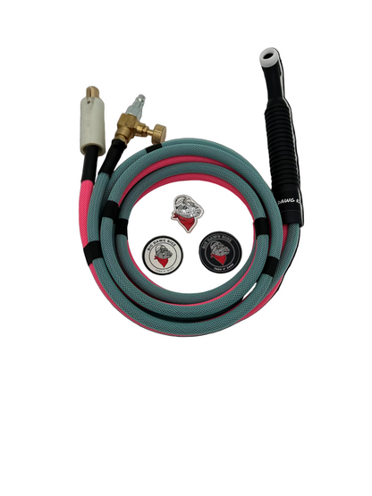 Big Dawg Tig Rig  Double Hose 250 AMP - Pink / Blue