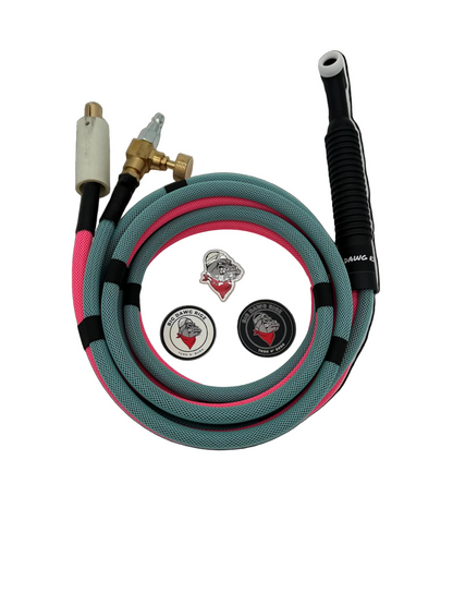 Big Dawg Tig Rig  Double Hose 250 AMP - Pink / Blue