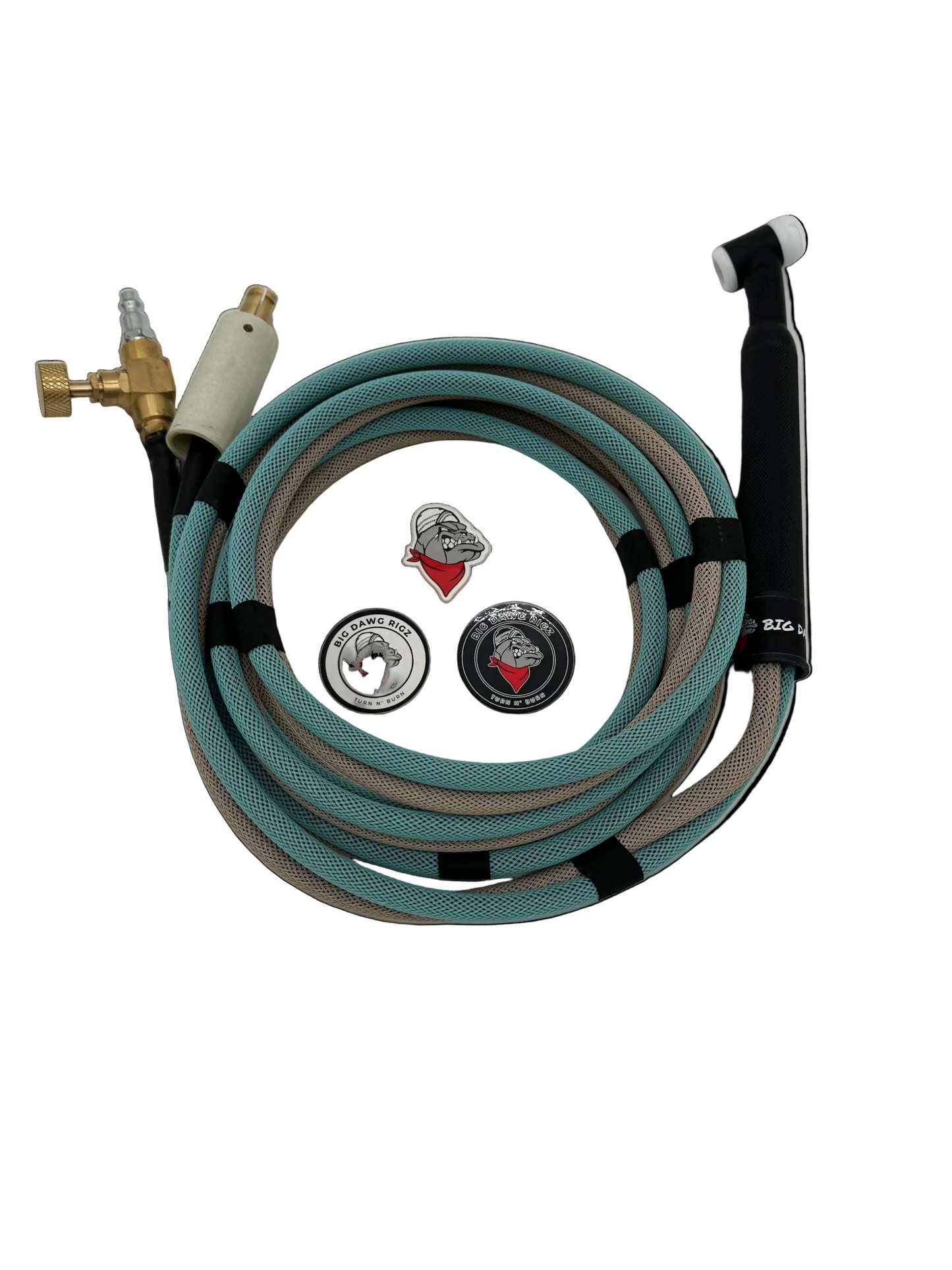 Big Dawg Tig Rig  Double Hose 200 AMP - Baby Blue / Khaki