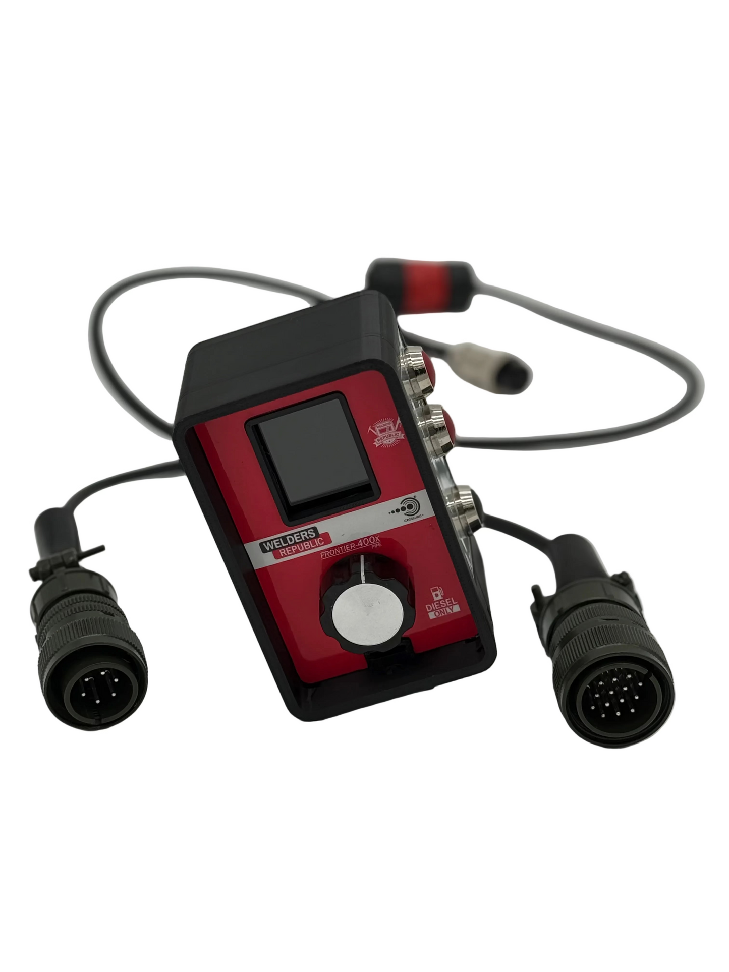 Welders Republic Remote- Lincoln Red Face