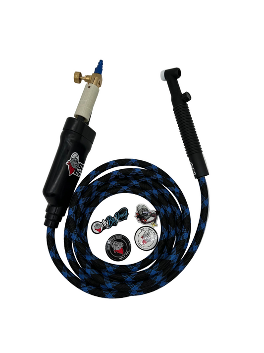 Big Dawg Tig Rig Single Hose 250AMP (Blue Checkers) (swivel)