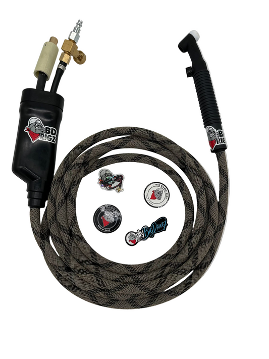 Big Dawg Tig Rig Single Hose 250AMP - Tan / Snake (No Swivel)