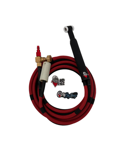 Big Dawg Tig Rig Double Hose 200 AMP - Purple / Black (No Swivel)