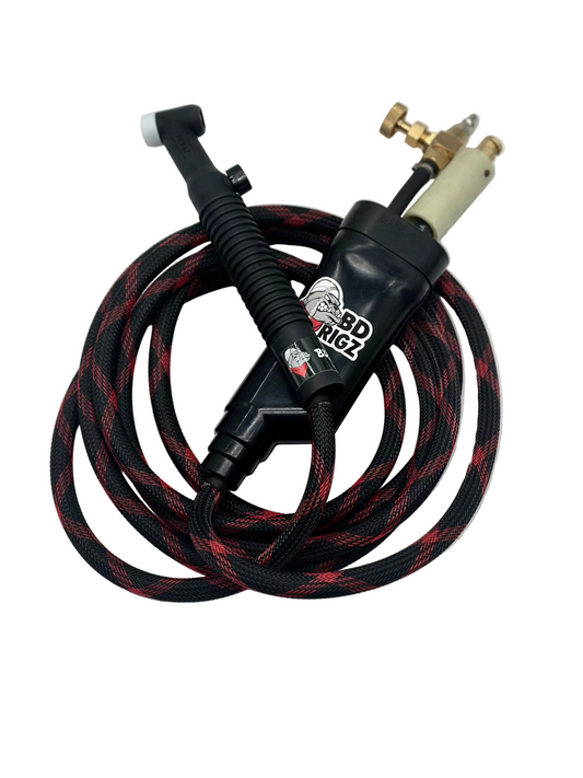 Big Dawg Tig Rig Single Hose 250 AMP - Red Checkers (No Swivel)