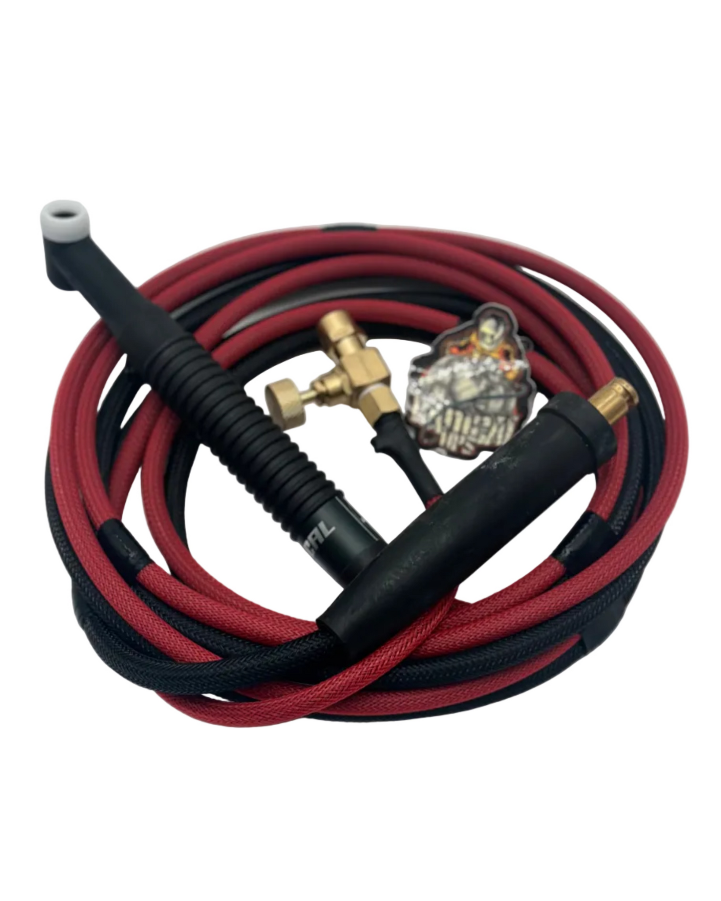 Radical Ops Tig Rig Double Hose 250 AMP - Red & Black (Flex Head W/Valve)