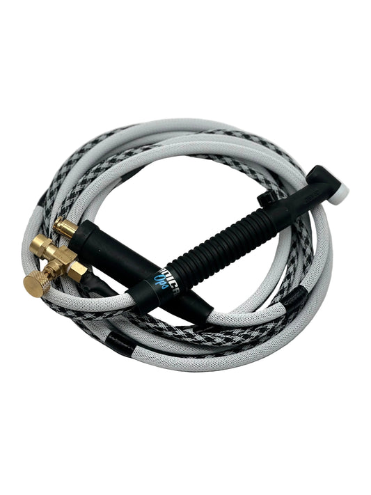 Radical Ops Tig Rig Double Hose 250 AMP - White Checkers (Flex Head W/Valve)