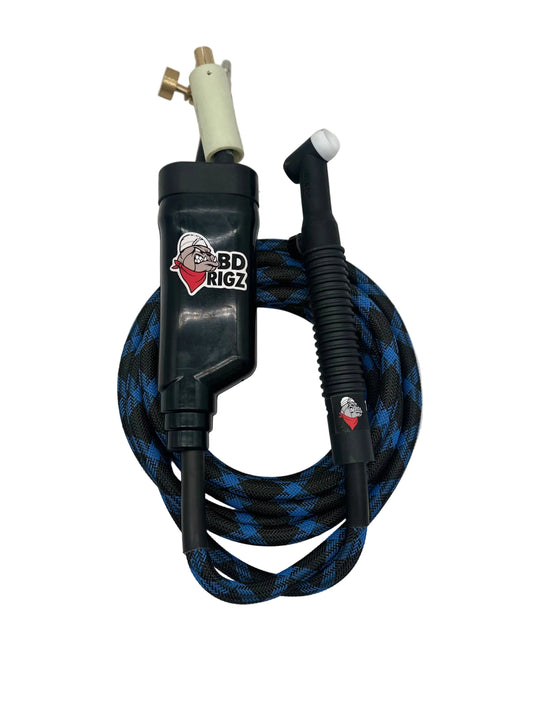 Big Dawg Tig Rig Single Hose 250 AMP - Blue Snake (No Swivel)