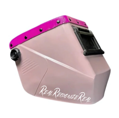 Pipe Liners Cloud Welding Hood - Strawberry Shortcake