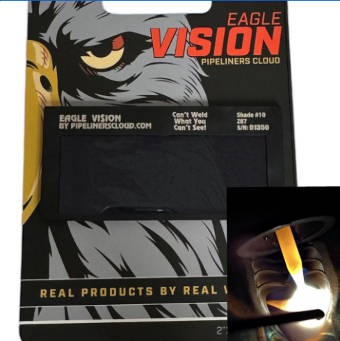 Pipe Liners Cloud Eagle Vision Welding Lense
