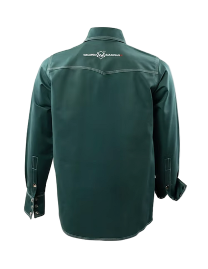 The Welding Magician Aztec Green FR Shirt