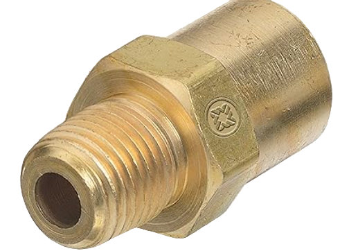 Brass Fitting 5/8" Female x 1/4" Male
