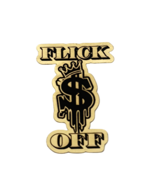 Hard Hat Plaque (Flick Off Money)