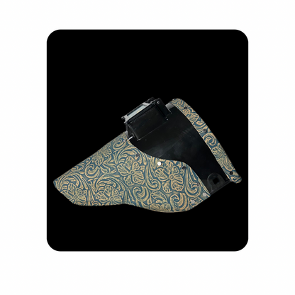 Floral Leather (Blue)