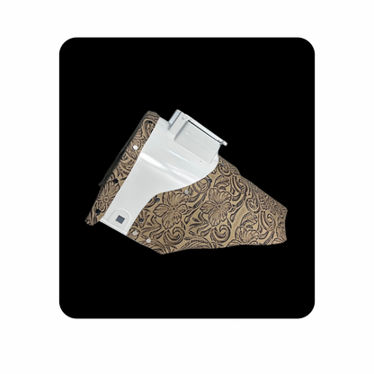 Floral Leather (White)