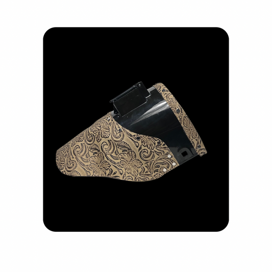 Floral Leather (Black)